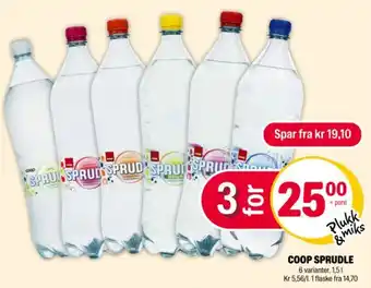 Coop Extra COOP Sprudle tilbud