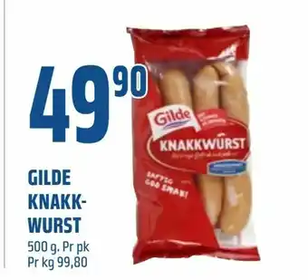 Coop Obs Gilde knakkwurst tilbud
