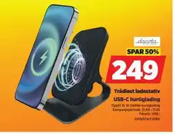 POWER Trådløst ladestativ tilbud