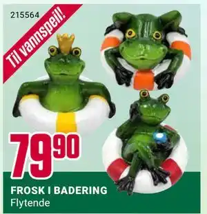 Europris FROSK I BADERING tilbud