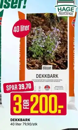 Europris DEKKBARK tilbud