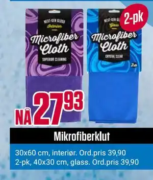 Europris Mikrofiberklut tilbud