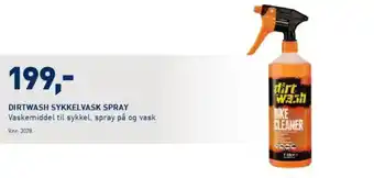 Intersport DIRTWASH SYKKELVASK SPRAY tilbud