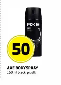 Bunnpris AXE BODYSPRAY tilbud