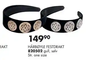 Sparkjøp HÅRBØYLE FESTDRAKT tilbud