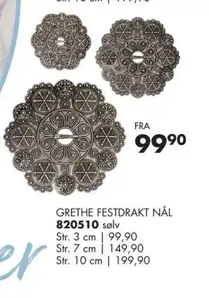 Sparkjøp GRETHE FESTDRAKT NÅL tilbud