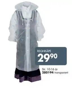 Sparkjøp REGNKÅPE tilbud