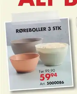 Sparkjøp RØREBOLLER 3 STK tilbud