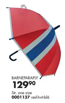 Sparkjøp BARNEPARAPLY tilbud