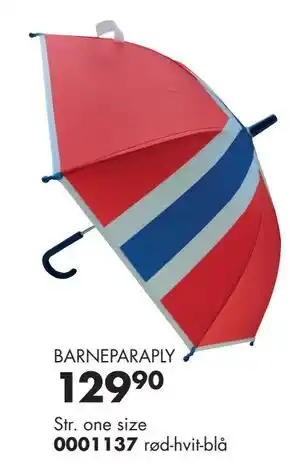 Sparkjøp BARNEPARAPLY tilbud