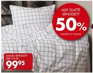 Sparkjøp SAMUEL SENGESETT tilbud