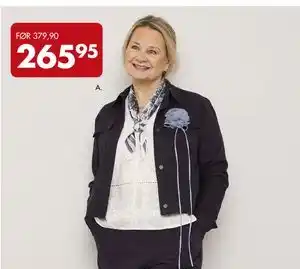 Sparkjøp Lett jakke i linblanding tilbud