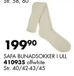 Sparkjøp SAFA BUNADSOKKER I ULL tilbud