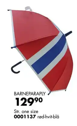 Sparkjøp BARNEPARAPLY tilbud
