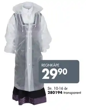 Sparkjøp REGNKÅPE tilbud