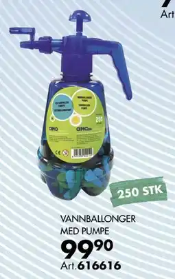Sparkjøp VANNBALLONGER MED PUMPE tilbud