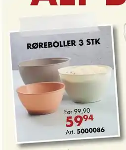 Sparkjøp RØREBOLLER 3 STK tilbud