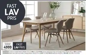 Bohus TRONDHEIM SPISEBORD tilbud