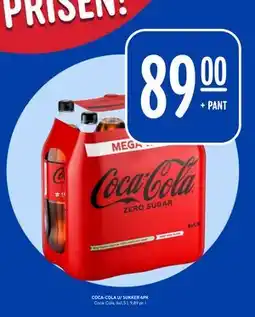 Rema 1000 COCA-COLA U/ SUKKER 6PK tilbud