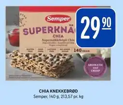 Rema 1000 CHIA KNEKKEBRØD tilbud
