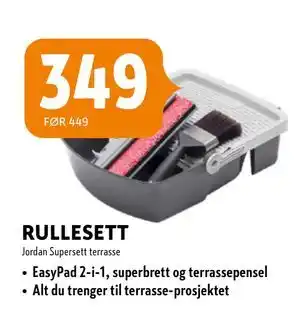 Byggmakker RULLESETT tilbud