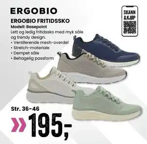 Sport Outlet ERGOBIO FRITIDSSKO tilbud