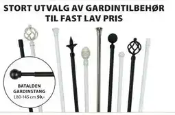 JYSK BATALDEN GARDINSTANG tilbud