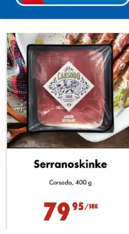 Nordby Supermarket Serranoskinke tilbud