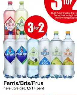 Spar Farris/bris/frus tilbud