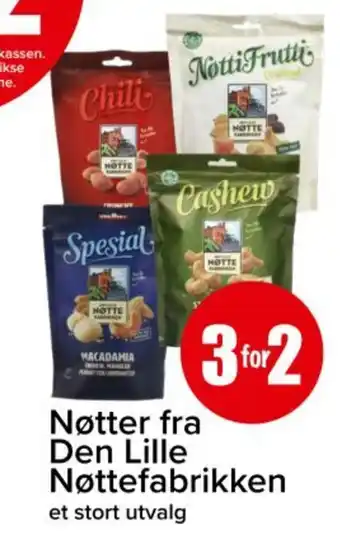 Spar Nøtter fra den lille nøttefabrikken tilbud
