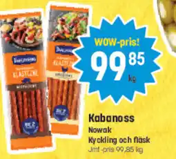 Eurocash Kabanoss tilbud
