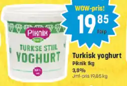 Eurocash PIKNIK Turkisk yoghurt tilbud