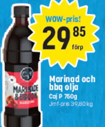 Eurocash Marinad och bbq olja tilbud
