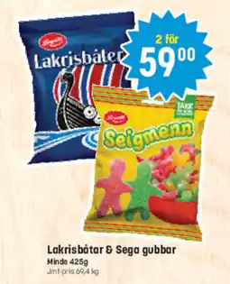 Eurocash Lakrisbåtar & sega gubbar tilbud