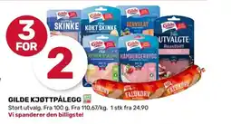 Coop Marked GILDE Kjøttpålegg tilbud