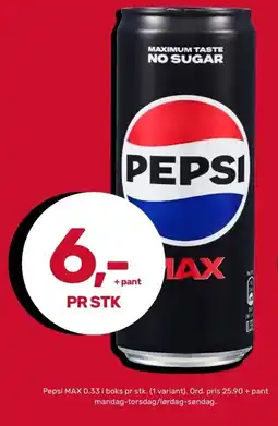 Coop Marked Pepsi tilbud