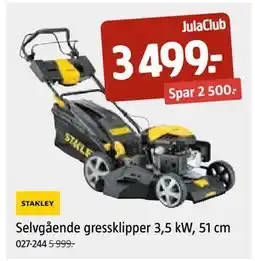 Jula Selvgående gressklipper 3,5 kW, 51 cm tilbud