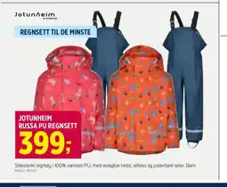 Sport 1 JOTUNHEIM RUSSA PU REGNSETT tilbud