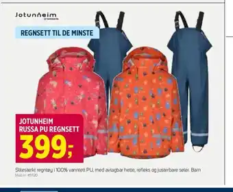 Sport 1 JOTUNHEIM RUSSA PU REGNSETT tilbud