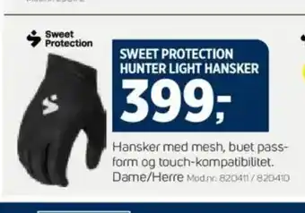 Sport 1 SWEET PROTECTION HUNTER LIGHT HANSKER tilbud
