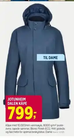Sport 1 JOTUNHEIM DALEN KÅPE tilbud