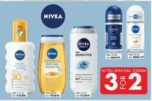 Sparkjøp ALT FRA NIVEA INKL. SOLKREM tilbud