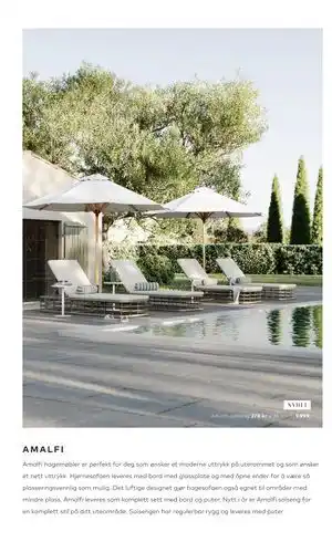 Skeidar Amalfi solseng tilbud