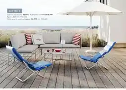 Skeidar Relax solstol sammenleggbar tilbud