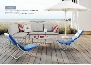 Skeidar Relax solstol sammenleggbar tilbud