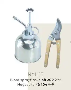 Skeidar Blom sprayflaske tilbud