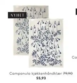 Skeidar Campanula kjøkkenhåndklær tilbud
