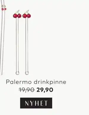 Skeidar Palermo drinkpinne tilbud
