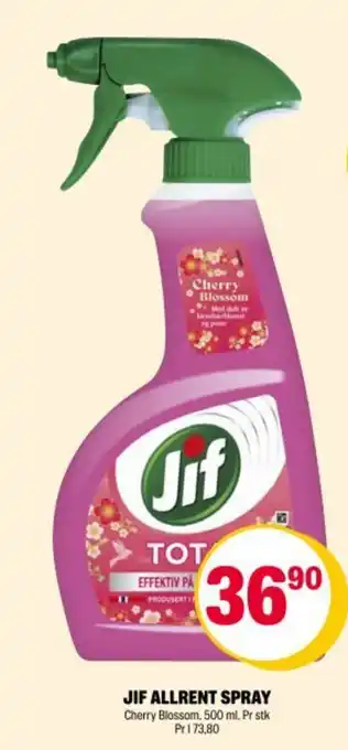 Coop Extra JIF Allrent spray tilbud