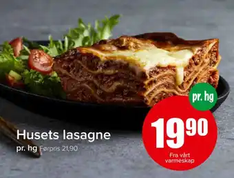 Spar Husets lasagne tilbud